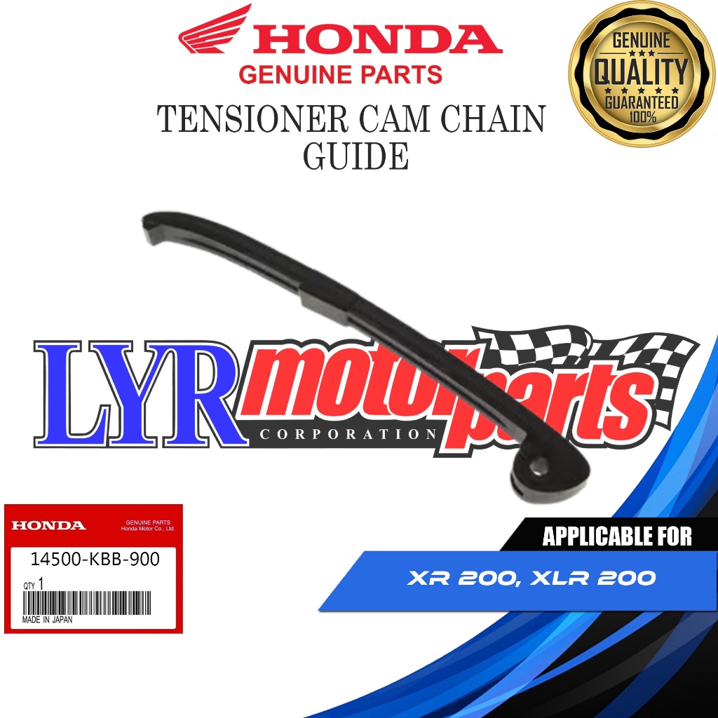 HONDA GENUINE TENSIONER CAM CHAIN GUIDE FOR XR 200 | XLR 200 || 14500 ...