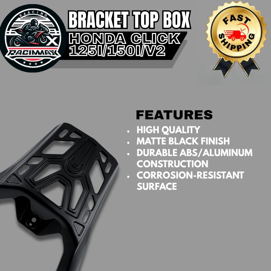RC Max TOP BOX BRACKET for HONDA Click 125i,150i,v2 | MADE IN THAILAND ...