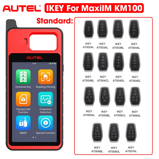 Universal Smart Key Fob Remotes Key Work with Autel MaxiIM KM100/ IM508 ...