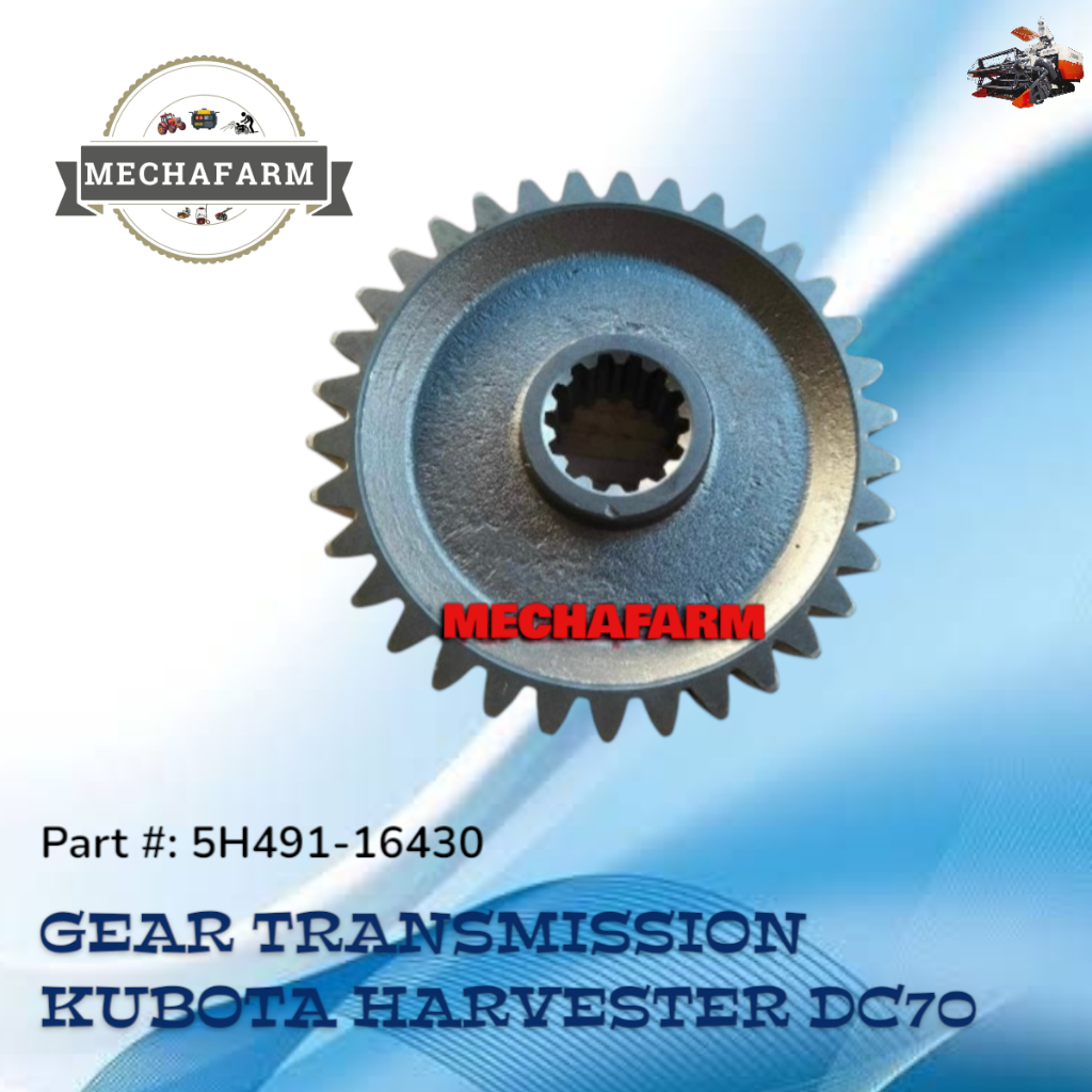 GEAR TRANSMISSION KUBOTA HARVESTER DC70 5H491-16430 | Shopee Philippines