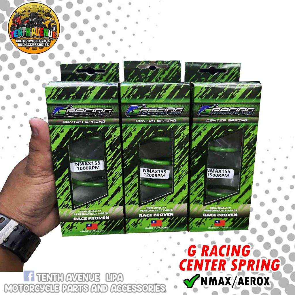 G RACING CENTER SPRING NMAX/AEROX 1000RPM 1200RPM 1500RPM | Shopee ...