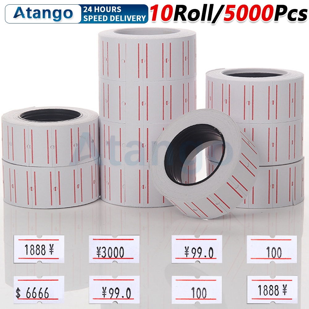 10rolls Price Tagge Sticker Mark Refill For Pricing Sticker For Store ...