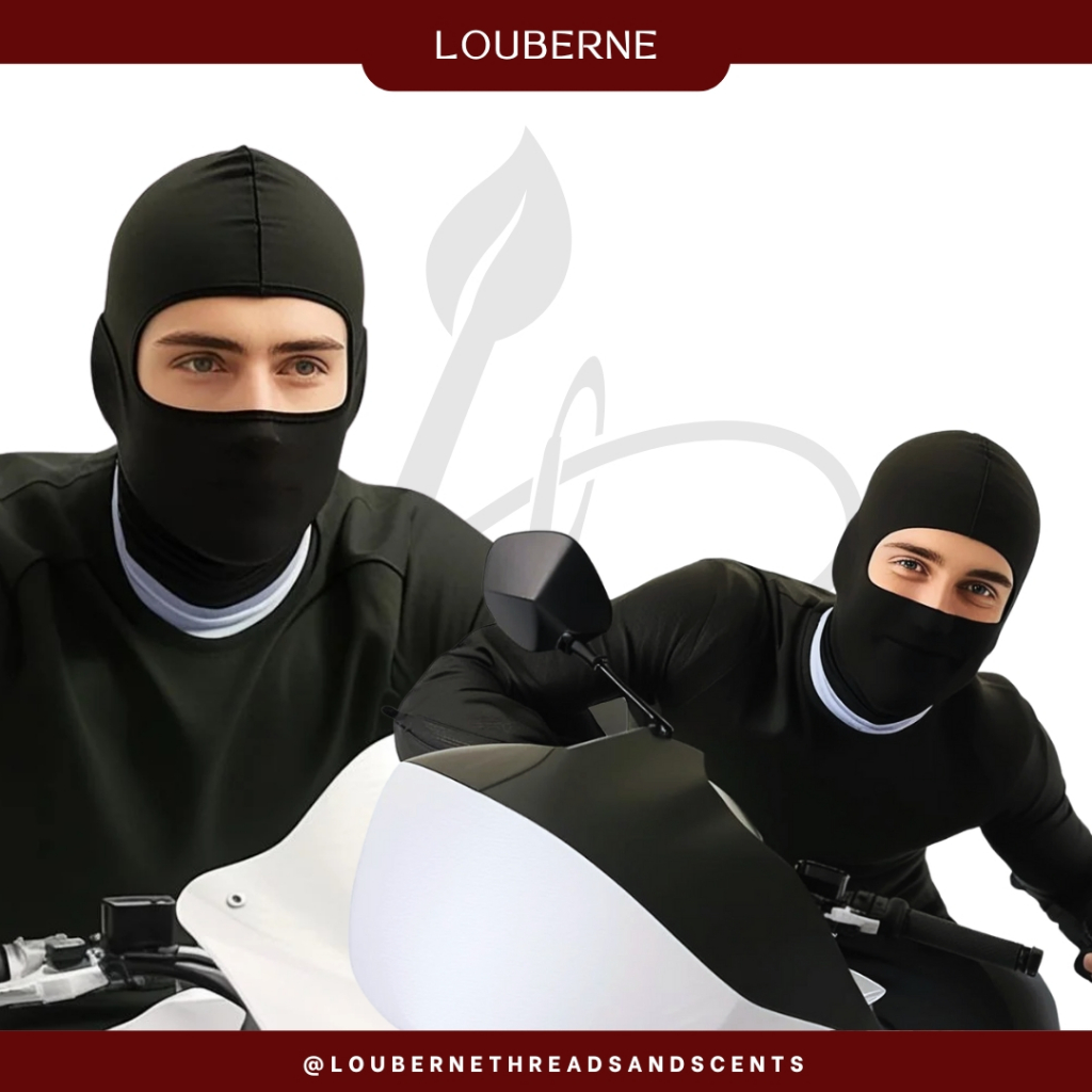 Balaclava Full Face Mask Helmet Liner – $1 Dollar Bill Cash Money Print, Green Off-White Black – Stretchy & Breathable For Skiing, Motorcycle & Outdoor Use