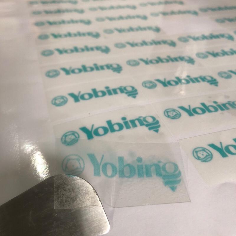 100pcs Custom Clear Transparent Sticker Print & Cut – Contour Kiss Cut ...