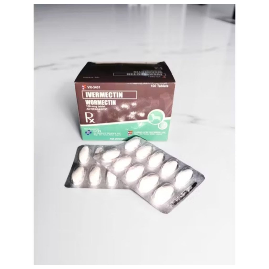 WORMECTIN (Ivermectin) 150mcg Tablet Antiparasitic Sold by 10 tablets ...