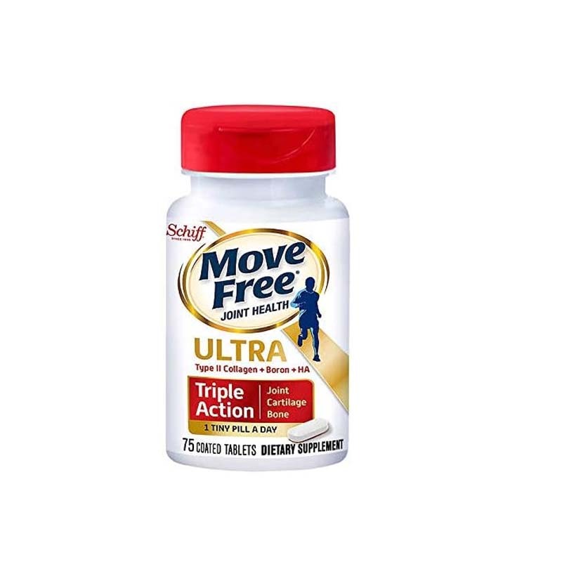 Move Free Type II Ultra Triple Action Joint Support Supplement Collagen ...