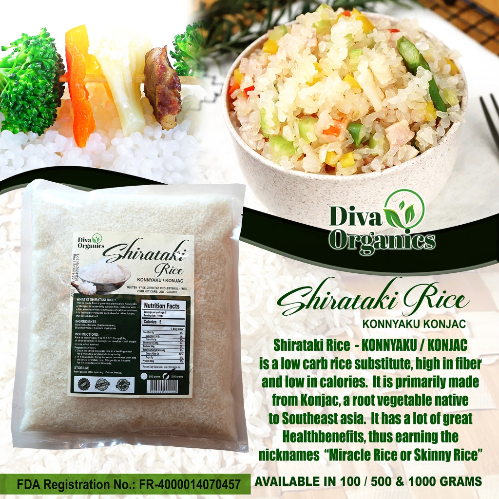 Dry Shirataki Rice | Konjac Keto [Low Carb, Diet Healthy, Rice ...