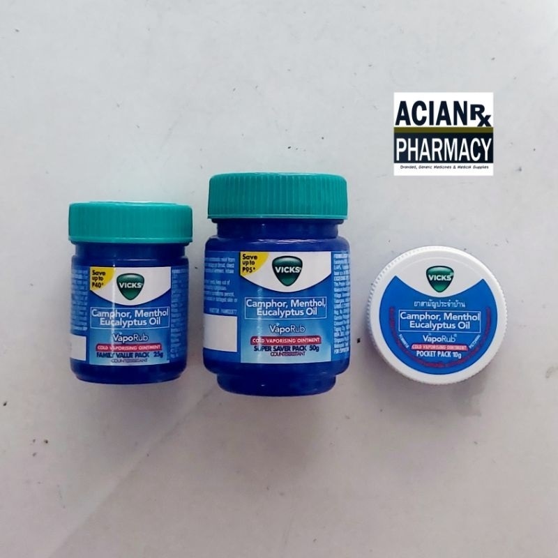 Vicks Vaporub (choose size) 1 pc | Shopee Philippines