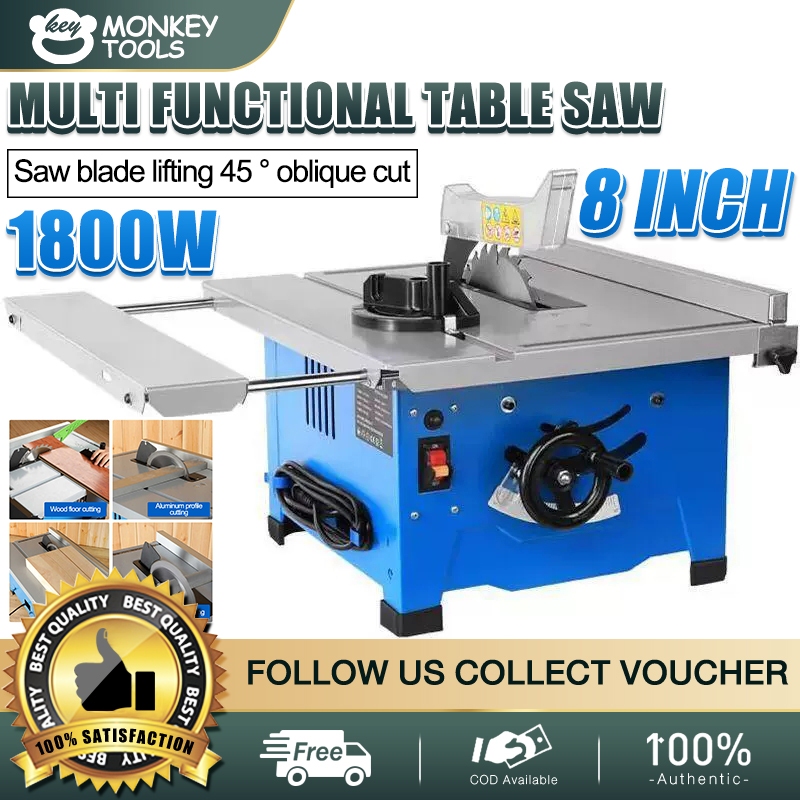 Woodworking table saw, small multifunctional household oblique cut ...