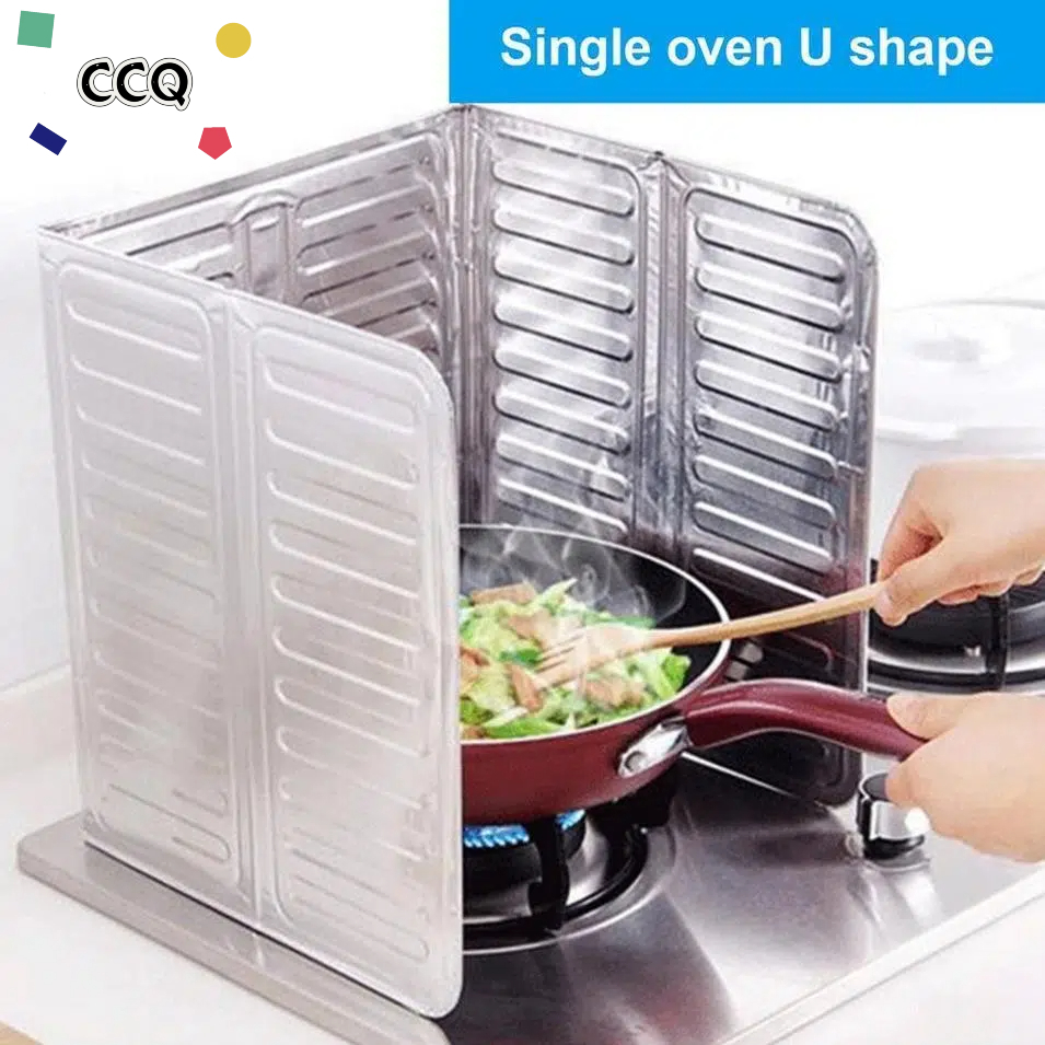 CCQ Single Oven U Shape Cooking Frying Oil Splash Screen Cover Anti ...