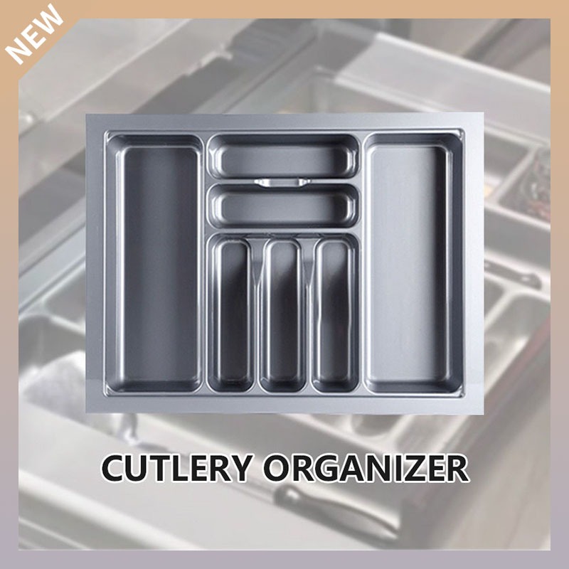 Cutlery Organizer Tray Spoon and Fork Organizer Rack Fits for Pull Out ...