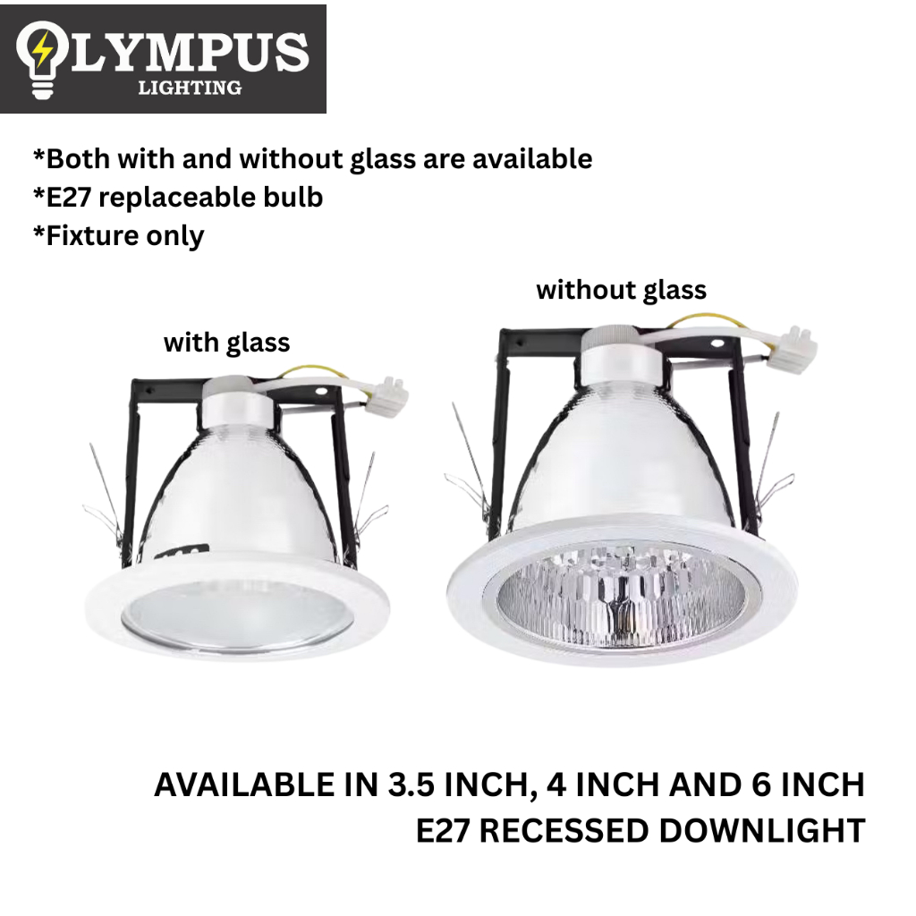 [New Product] E27 Replaceable Recessed Downlight/Pinlight Housing w/o ...
