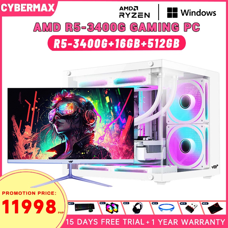 AMD Ryzen 5 3400G CPU 【Windows 11 対応】 AMD RYZEN 5 3400G Gaming