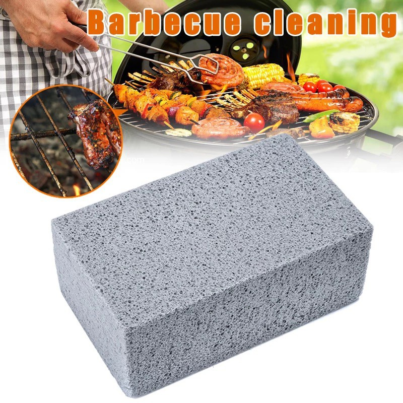 BBQ Grill Cleaning Brick Block Barbecue Cleaning Stone Stains Grease ...