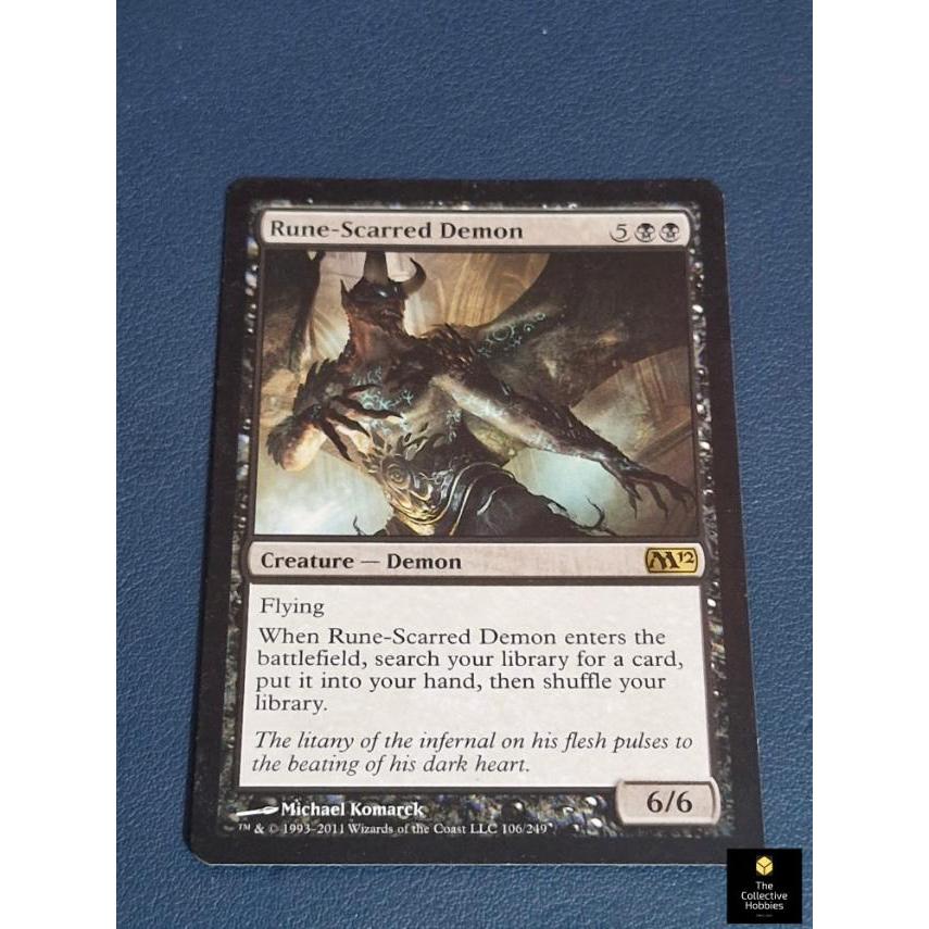 Magic the Gathering - MTG Card Game - Rune-Scarred Demon - (NF) [BLACK] /  [ID: BB1] | Shopee Philippines