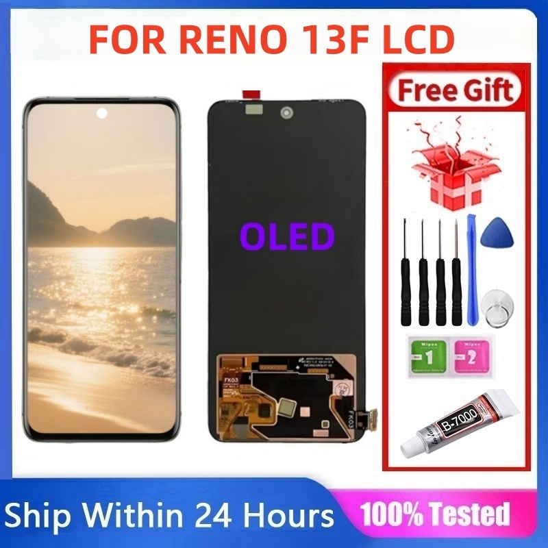 FOR RENO 13F 4G / 5G 13F LCD TOUCH SCREEN SUPPORT FINGERPRINT ...