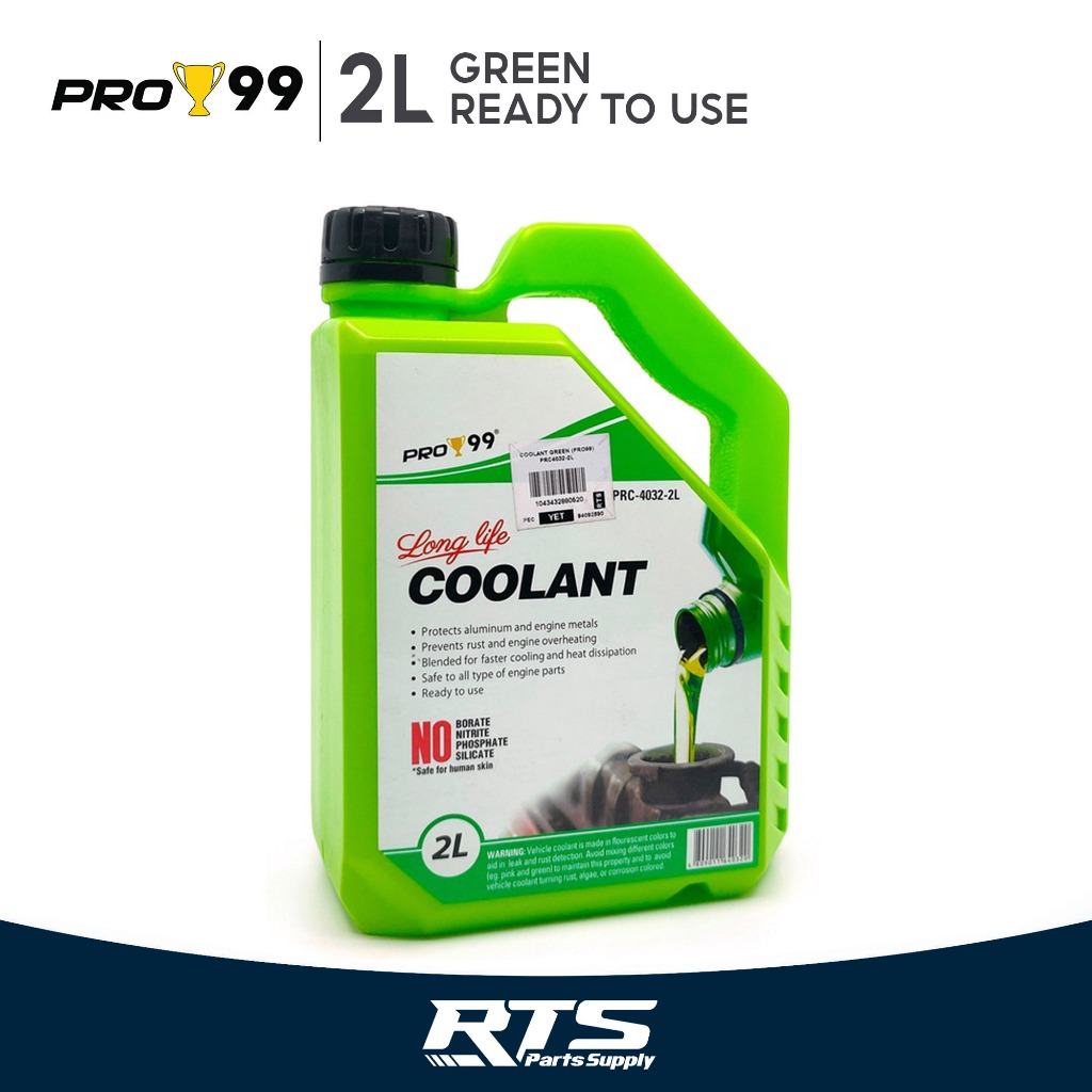 Pro99 Coolant Green Ready to Use 1 Liter / 1L | 2 Liters / 2L | 500ml ...