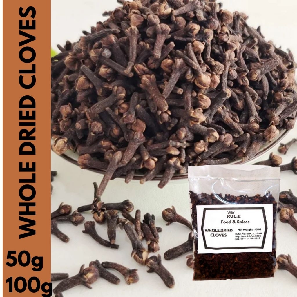 NATURAL DRIED WHOLE CLOVES India-50g 100g | Shopee Philippines