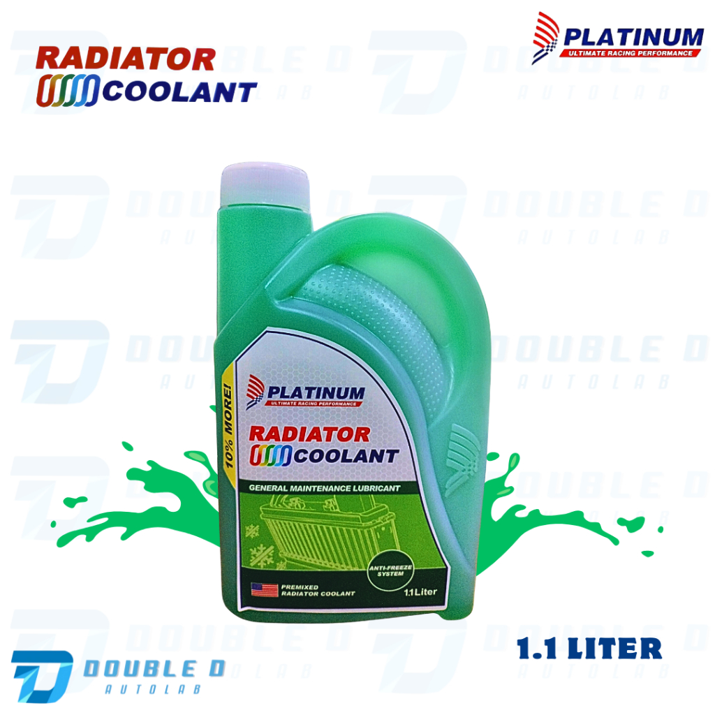 PLATINUM RADIATOR COOLANT PREMIX GREEN 1000ML+ FREE 100ML | Shopee ...