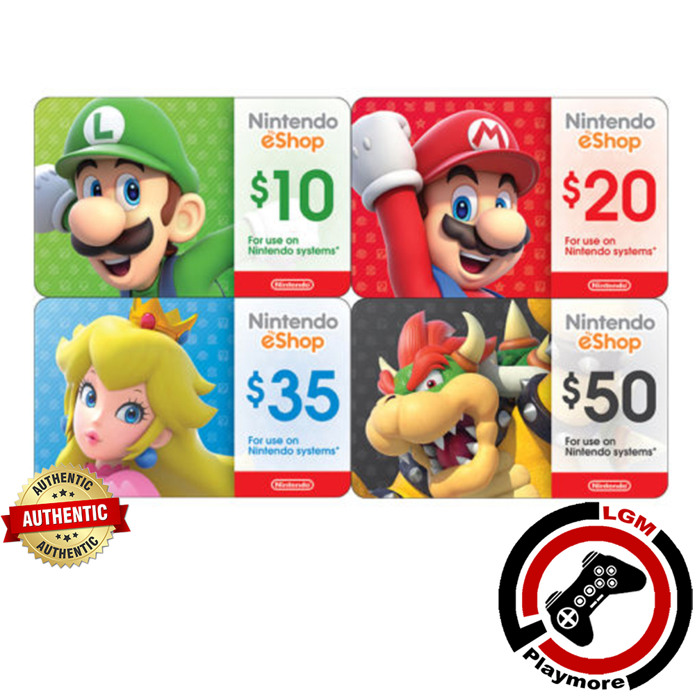 Nintendo Eshop Gift Codes USA - LGMPlaymore | Shopee Philippines