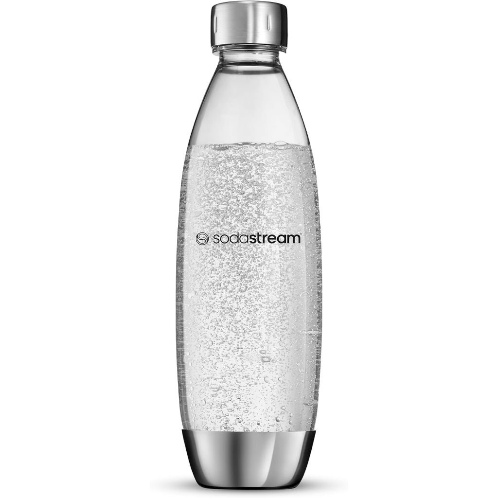 SodaStream 1 Litre Single Fuse Metal Bottle, Silver | Shopee Philippines