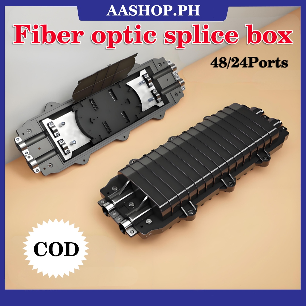 Waterproof Telecom FOSC 12/48 Ports Fiber Optic Joint Closure Cable ...