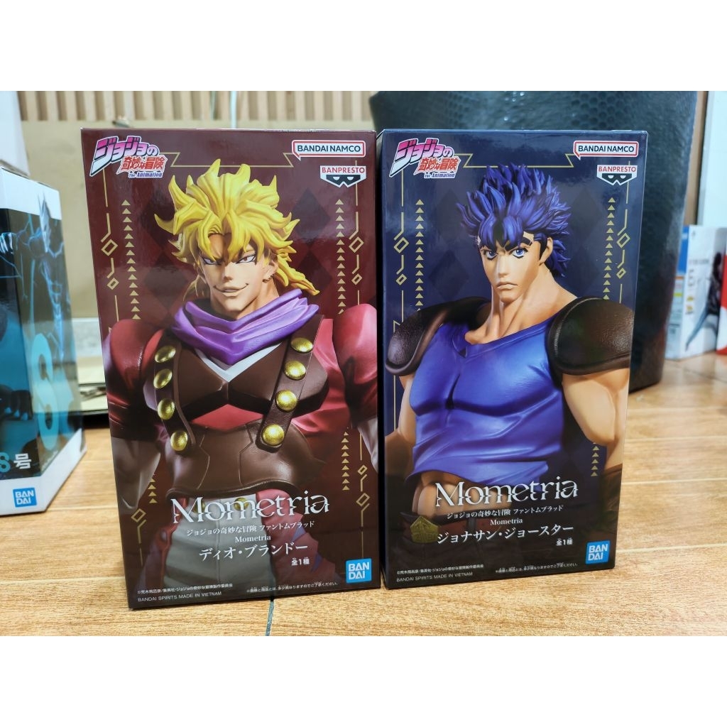 Jilijia JoJo's Super Figura de Acción Jonathan Joestar/Dio Brando Figura Modelo móvil con accesorios PVC Estatua de Anime Colección Regalos 17 cm
