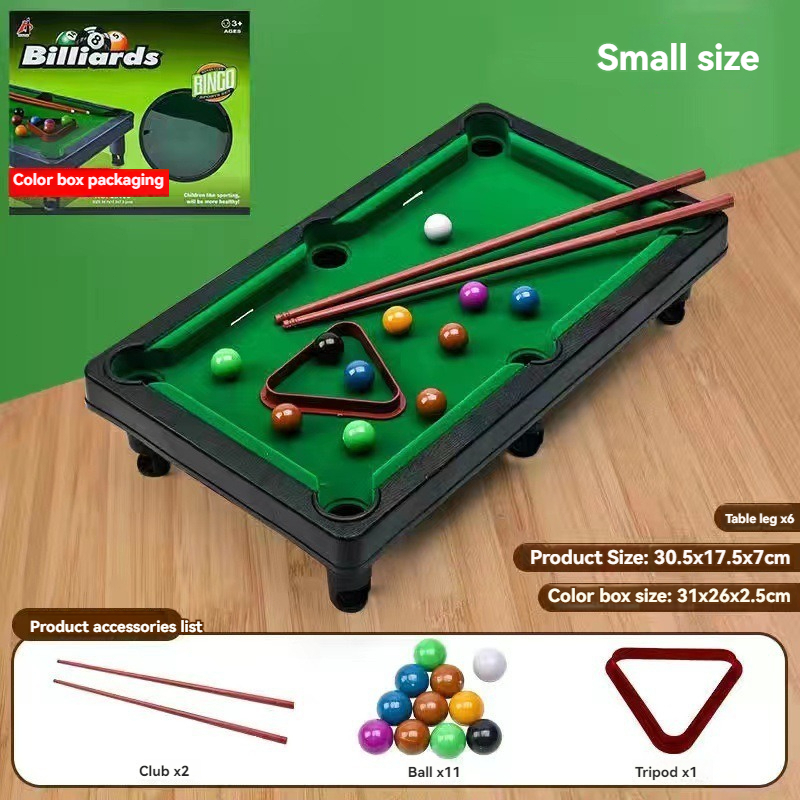 Azuer Mini Billiard Table Set For Kids Table Snooker Pool Top Game Kids ...