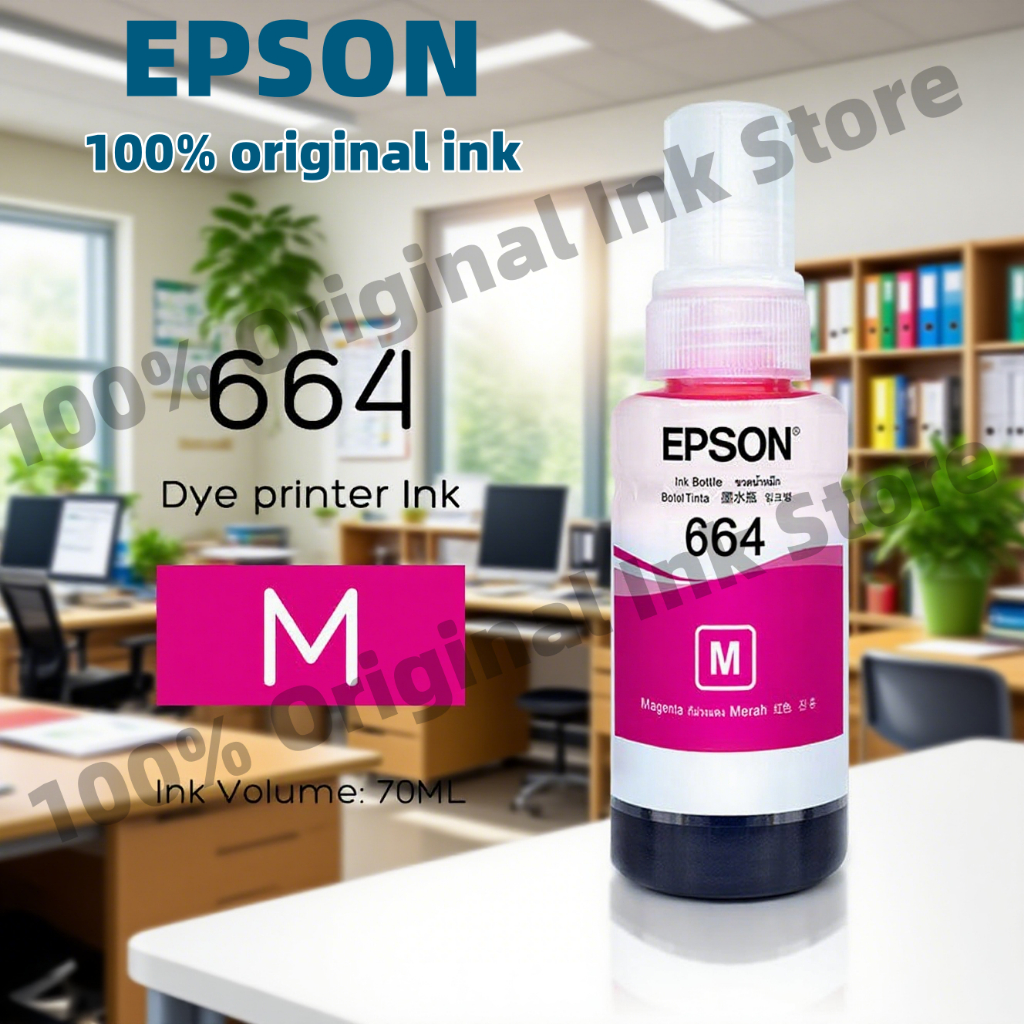 Epson 664 inks 100% Original ink for L1300 L200 L220 L300 L310 L350 ...