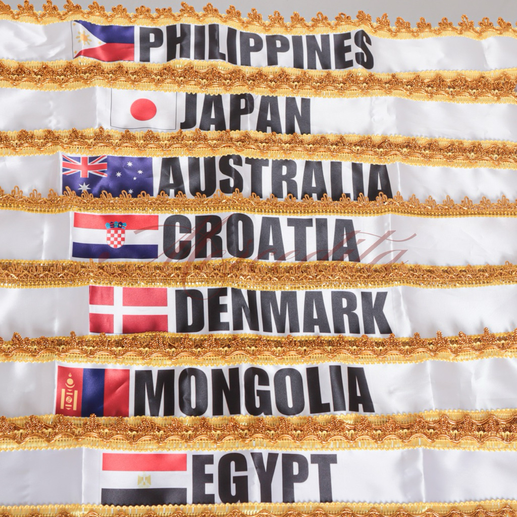 Sash for United Nations - Buwan ng wika | Kids and Adult 36 inches long ...