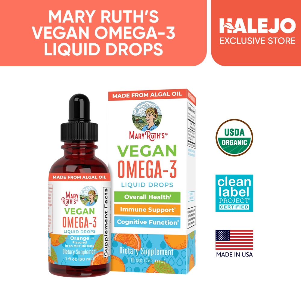 Mary Ruth's Vegan Omega-3 Liquid Drops | Shopee Philippines
