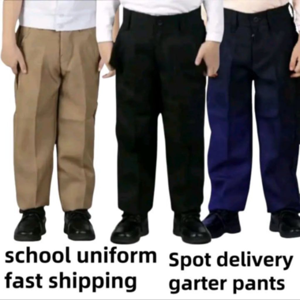 GARTERIZED PANTS SCHOOL UNIFORM FOR BOYS/MEN | Shopee Philippines