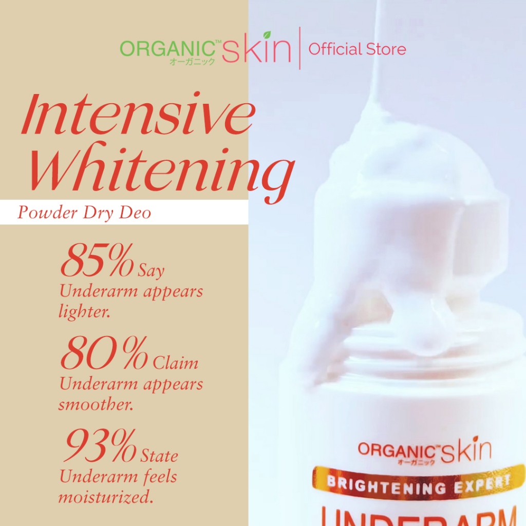 Organic Skin Japan Intensive Whitening Underarm Powder Dry Deodorant ...