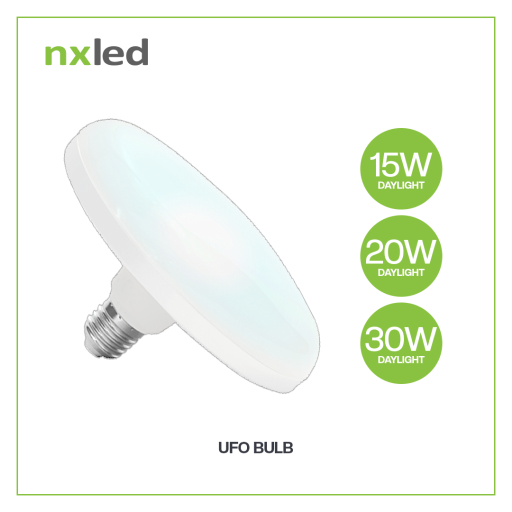 Nxled LED UFO Bulb 15W/20W/30W - Daylight/Tricolor | Shopee Philippines
