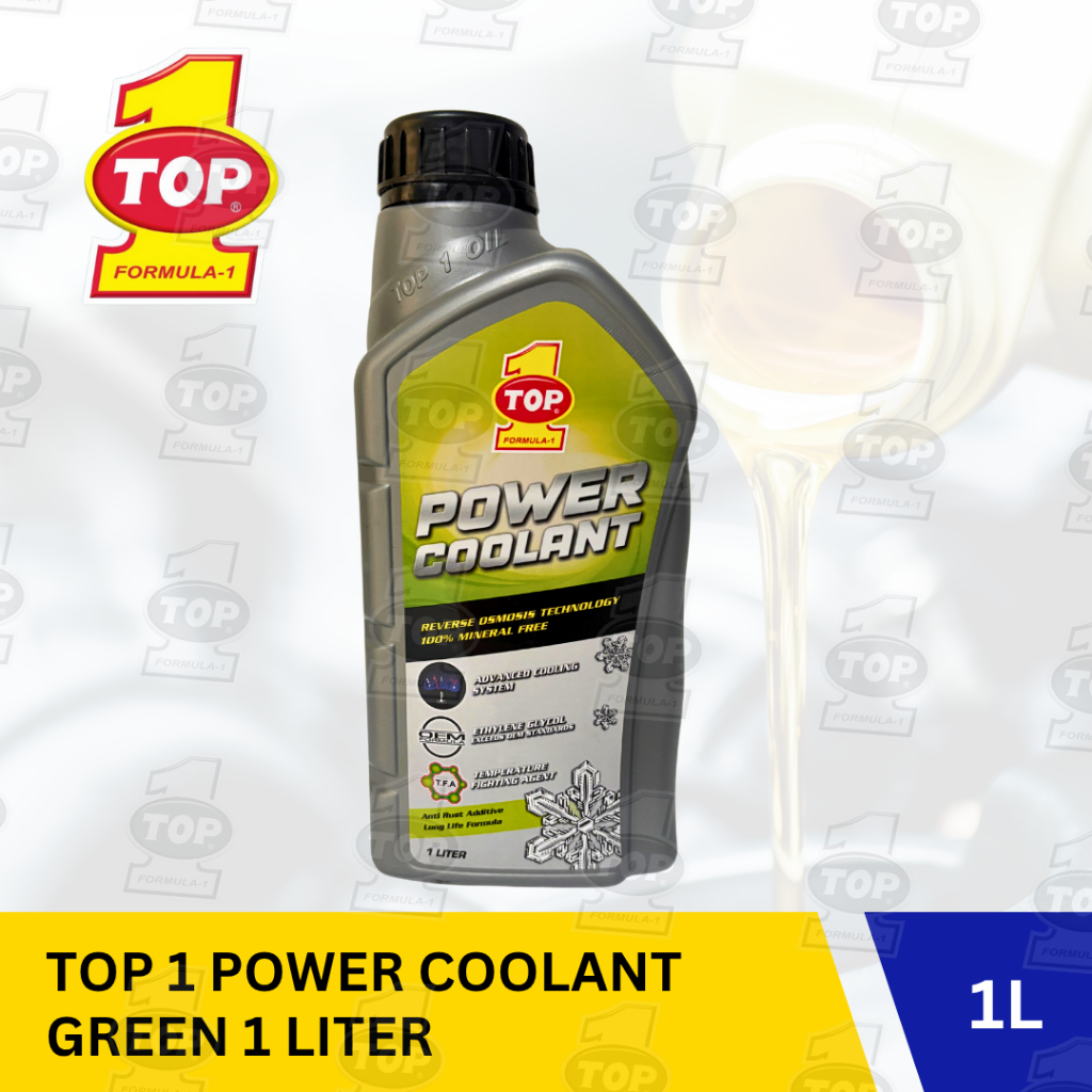 Top One Formula- Long Life Radiator Power Coolant (Green) 1 Liter ...