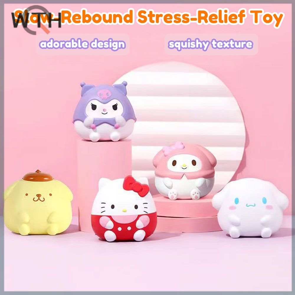 WTH Sanrio Kuromi Cinnamoroll Stress Squishy Decompression toys Anime ...