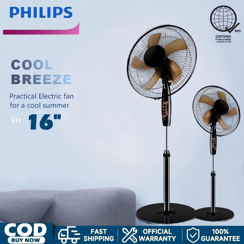 PHILIPS 16 inch Electric Stand Fan Three Speed Large Wind Power Energy ...