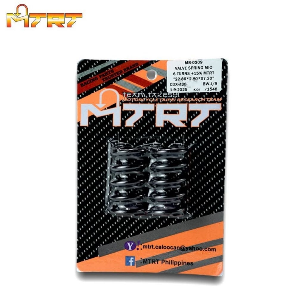 MTRT VALVE SPRING MIO SPORTY SOULTY 5 TURNS / 6 TURNS | Shopee Philippines