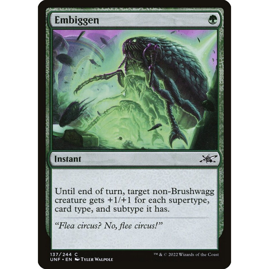 Embiggen [UNF] - MTG Magic: The Gathering | Shopee Philippines