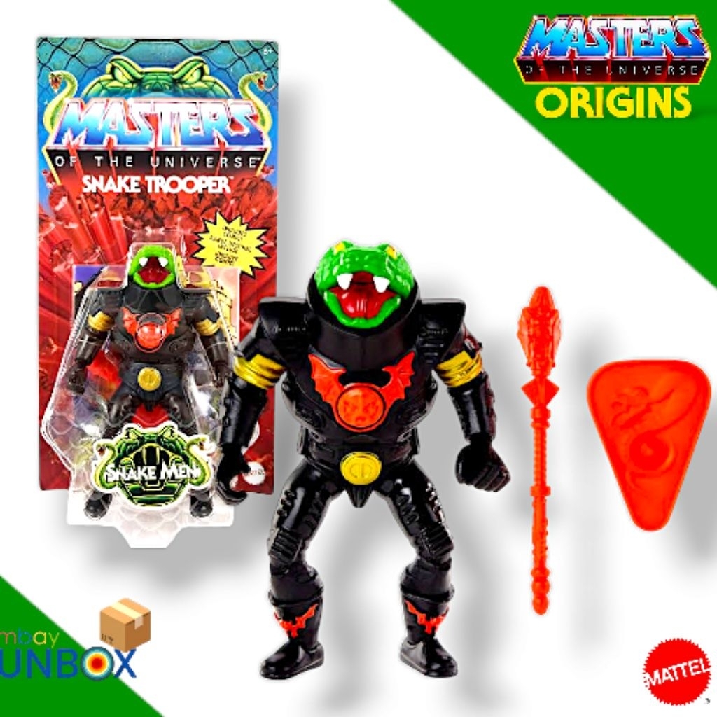 Figurine Masters Of The Universe Origins – Snake Trooper 14 Cm – Mattel – Neuf Sous Blister