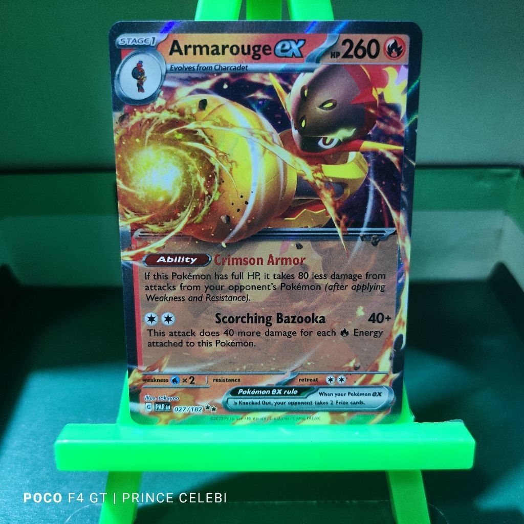 armarouge ex pokemon card value Amazon.com: Pokémon TCG: Armarouge ex Premium Collection : Toys & Games main image 1