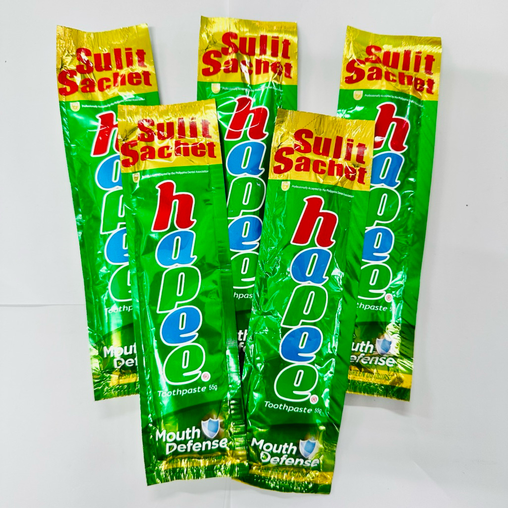 Hapee Toothpaste Mouth Defense 55g Sulit Sachet | Fresh Green Outburst ...
