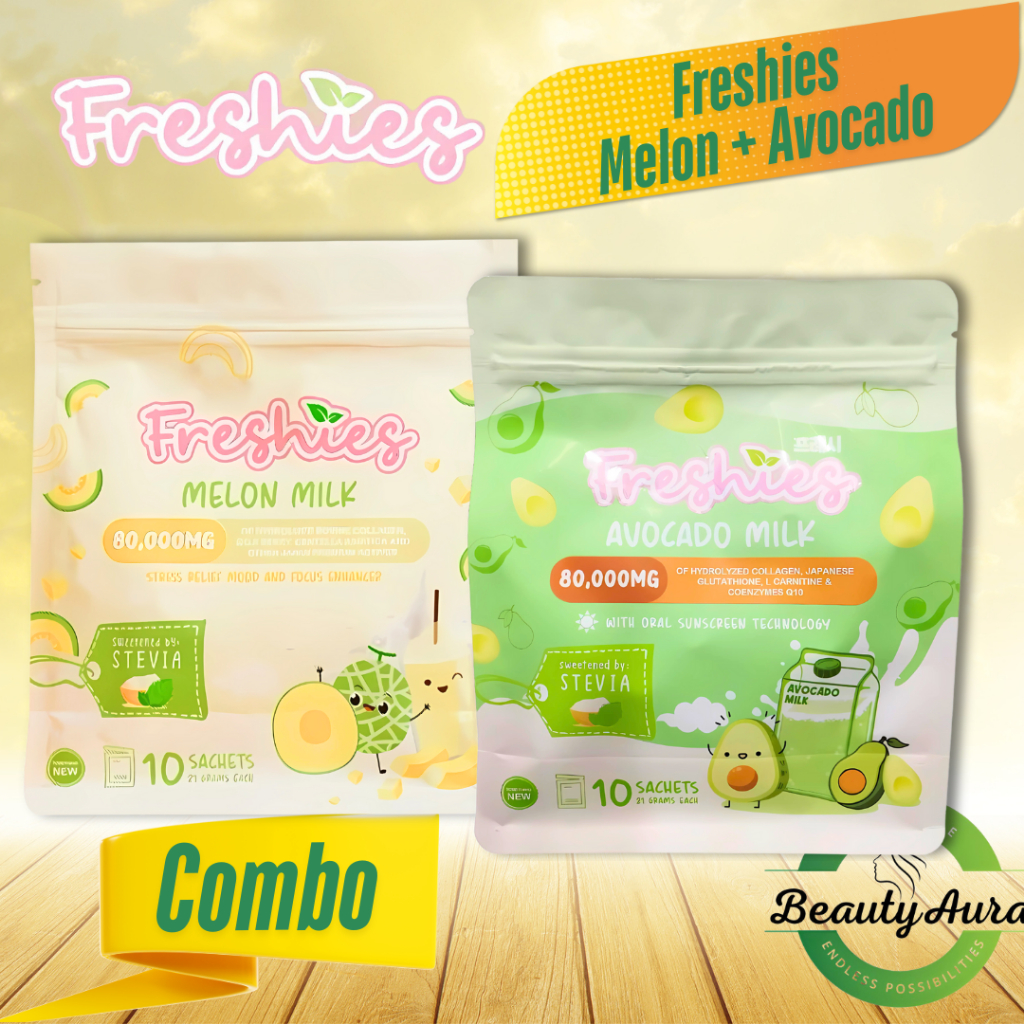 Freshies Melon Milk 80,000mg Bovine Collagen, Goji Berry, Centella  Asiatica, and other Japan Premium | Shopee Philippines