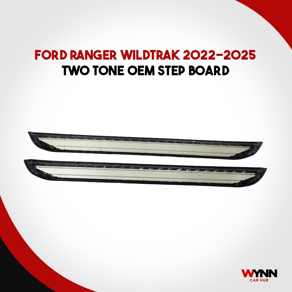 Ford Ranger Wildtrak 2022-2025 Two Tone OEM Step Board | Shopee Philippines