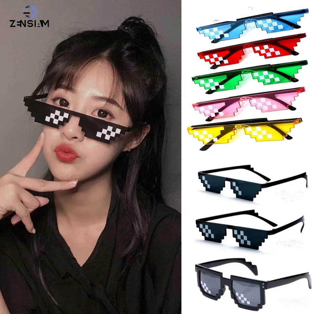 Thug Life Glasses MLG Eyewear Unisex Meme Cool 8 Bit Unisex Sunglasses