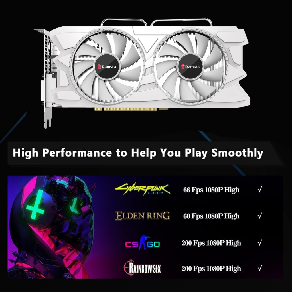 Aazon.co: Yunir Gae Graphics Card, RX580 8GB GDDR5 256bit Quiet