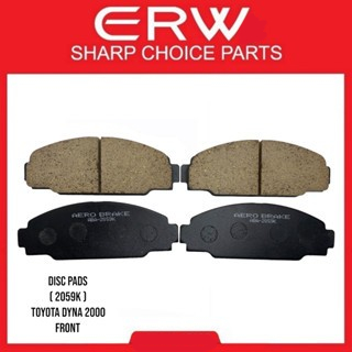 DISC PADS for TOYOTA DYNA 2000 FRONT Replacement part no. (2059K) 1SET ...