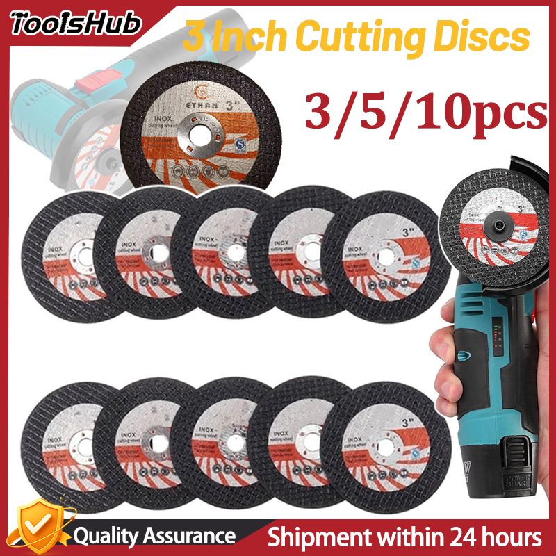 10PCS 3 Inch Cutting Discs 1.2mm Super Thin for Metal Iron Stainless ...