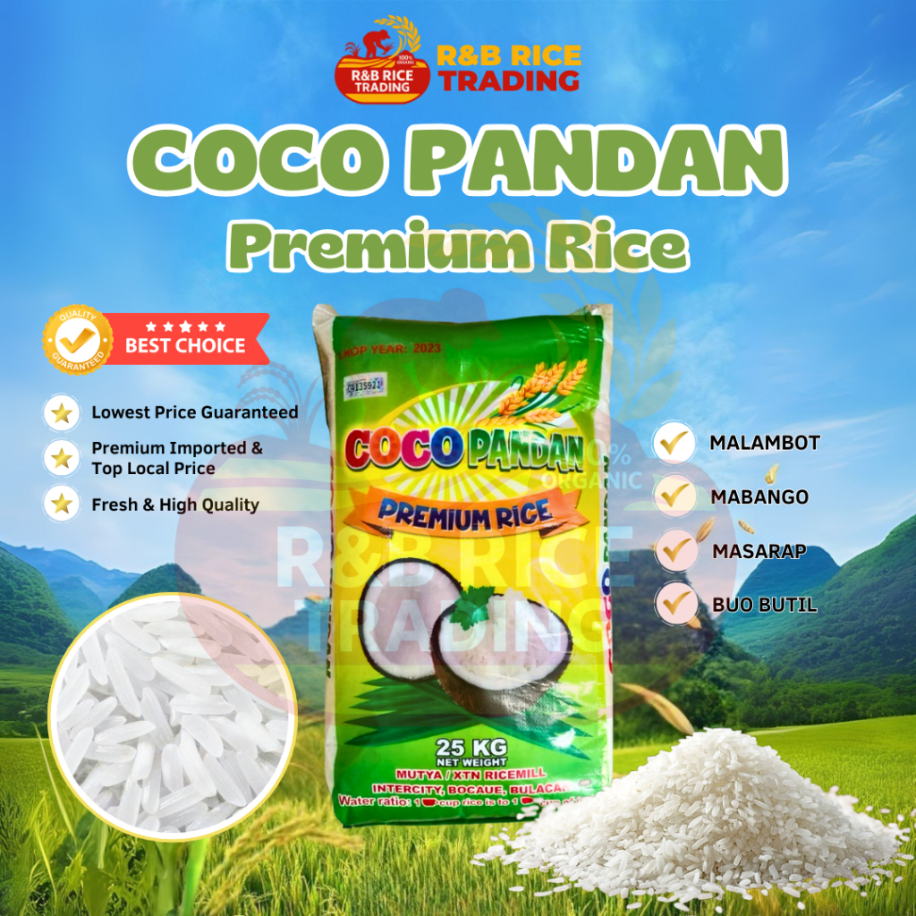 Coco Pandan Premium Quality Rice 25Kg | Shopee Philippines