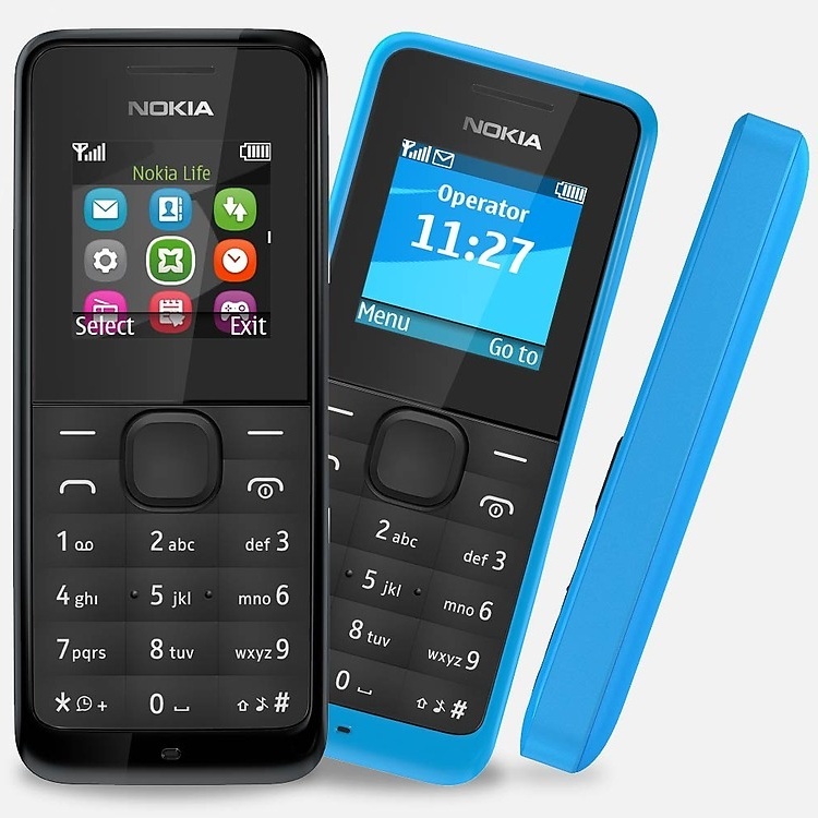 Original 1050 Keypad Phone SINGLE SIM Keypad Basic Phone FM Radio ...
